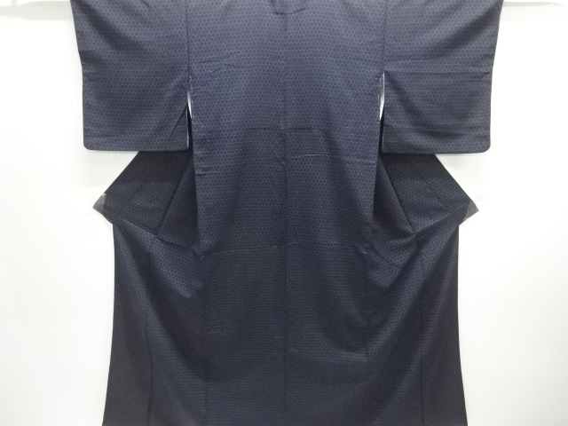 JAPANESE KIMONO / ANTIQUE TAISHO ROMANTIC MESH PATTERN WOVEN OMESHI / 